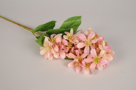 Lilas artificiel rose H72cm