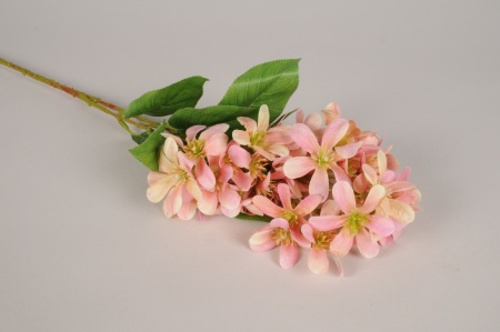 Lilas artificiel rose H72cm