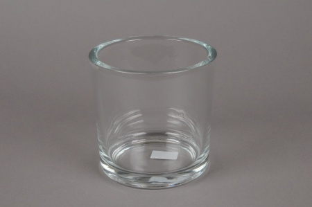 Pot en verre épais D14cm H14cm