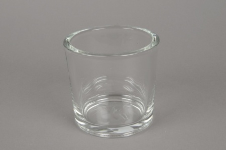 Pot en verre épais D12cm H12cm