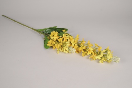 Lilas artificiel jaune H95cm