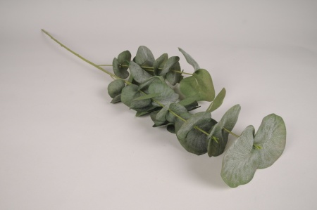 Branche d'eucalyptus artificiel vert H86cm
