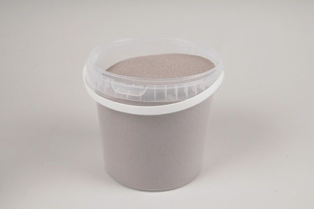Seau de sable gris taupe 2.5l