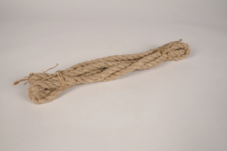 Corde en jute naturel 1cm x 3m