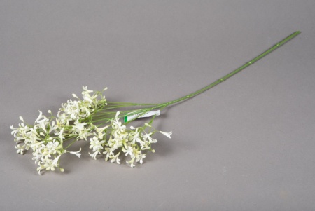 Saxifrage artificiel blanc H65cm