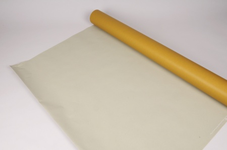 Rouleau de papier kraft ocre / vert 80cmx50m