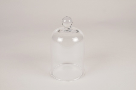 Cloche en verre D8cm H14cm