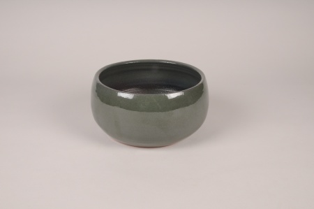 Coupe en céramique gris vert D22cm H11cm