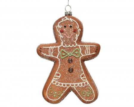 Pain d'épice de Noël décoré H16cm