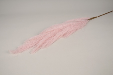 Pampa artificielle rose clair H110cm