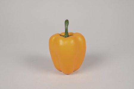 Poivron artificiel orange D7cm