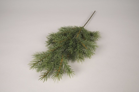 Branche de pin artificiel vert H45cm