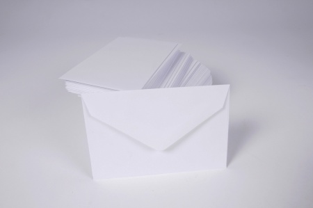 Paquet de 100 enveloppes blanches
