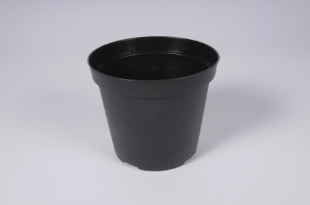Pot plastique noir D16cm H13cm