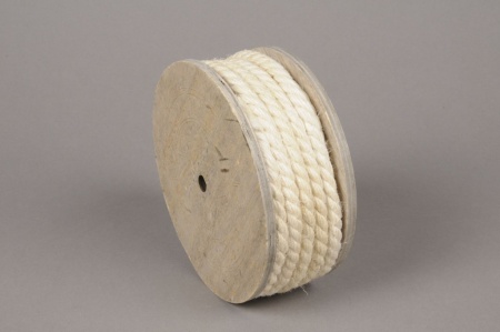 Rouleau de corde de jute naturel 8mm x 7m