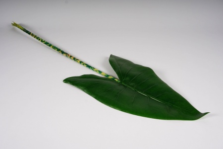 Feuille de calla artificiel vert H106cm