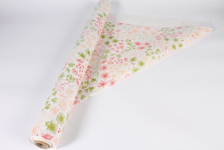 Rouleau de papier écologique floral 80cmx40m