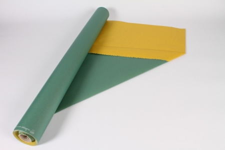 Rouleau de papier kraft vert / jaune 80cmx50m