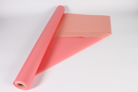 Rouleau de papier kraft corail / rose orange 80cmx50m