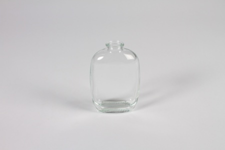 Vase bouteille en verre transparent 6.5x2.5cm H11cm