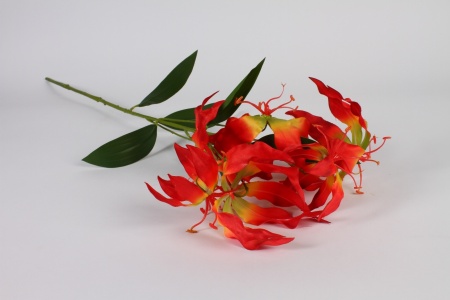 Gloriosa artificiel rouge et jaune H91cm