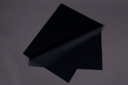 Paquet de 240 feuilles papier de soie noir 50x75cm