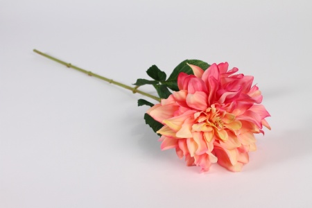 Dahlia artificiel rose H62cm