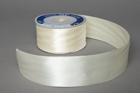Ruban de satin ivoire 40mmx25m