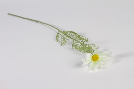 Cosmos artificiel blanc H71cm