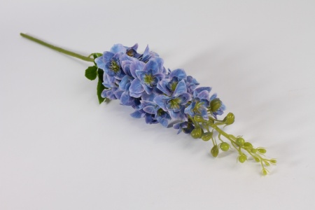 Delphinium artificiel bleu mauve H88cm