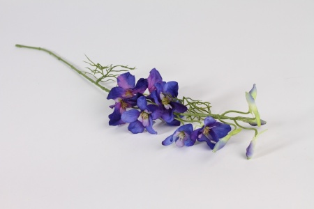 Delphinium artificiel violet bleu H66cm