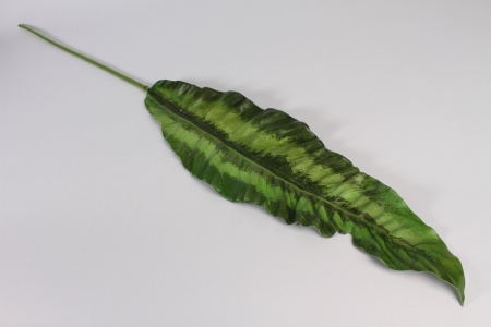 Feuille d'Anthurium artficiel vert H138cm