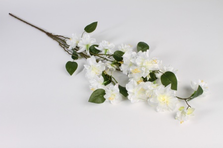Fuchsia artificiel blanc H120cm