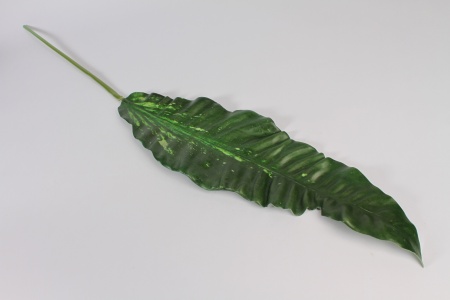 Feuille d'Anthurium artficiel vert H138cm