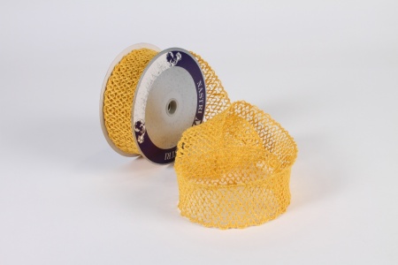 Ruban de jute jaune 50mm x 15m