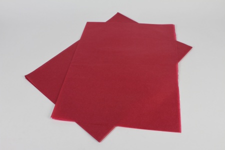 Paquet de 240 feuilles papier de soie bordeaux 50x75cm