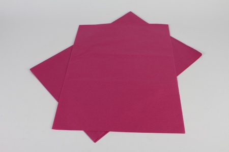 Paquet de 240 feuilles papier de soie fuchsia 50x75cm
