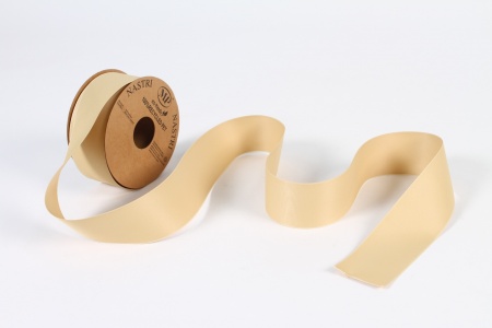 Ruban recyclé beige doré 40mmX20m