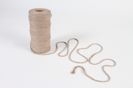 Bobine en coton naturel 5mm x 100m