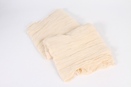 Tissu gaufré plissé ivoire 90cm x 3m
