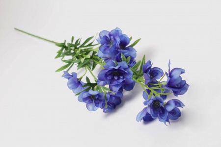 Delphinium artificiel bleu violet H84cm