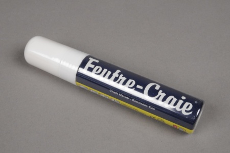 Feutre craie fluo grand modèle blanc