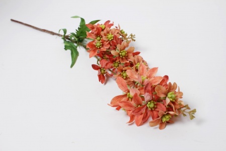 Fleur artificielle orange H70cm