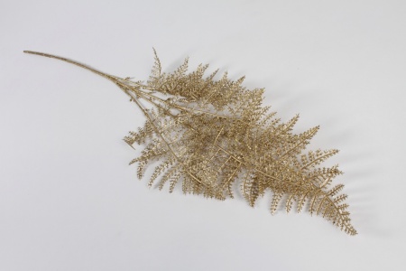 Fougère artificielle or H74cm