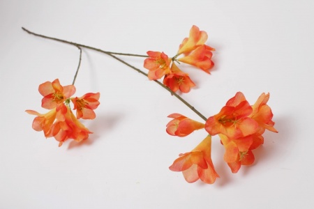 Giroflée artificielle orange H83cm
