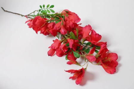Giroflée artificielle rouge H124cm