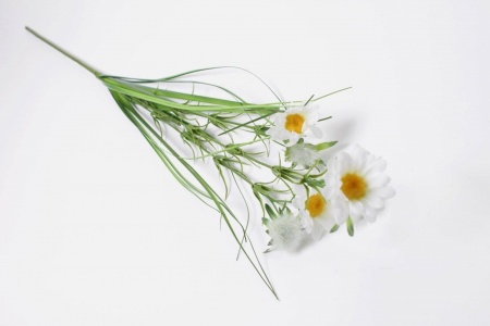 Marguerite artificielle blanche H88cm