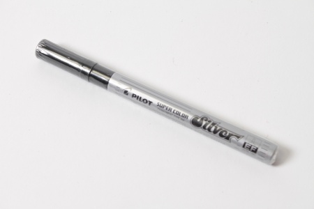 Marqueur pointe fine argent 0.50mm