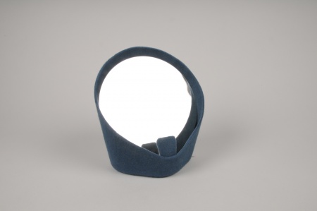 Miroir vide poche bleu H17.5