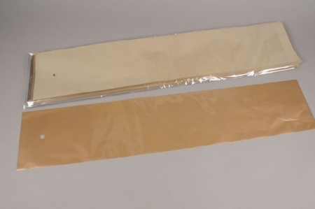 Paquet 100 étuis marron L16cm H80cm